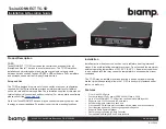 Biamp TesiraCONNECT TC-5D Installation & Operation Manual preview