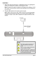 Предварительный просмотр 2 страницы Biamp Vidi 100 Installation And Operation Manual