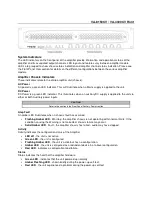 Preview for 4 page of Biamp Vocia VA-4300CV Operation Manual