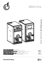 BIANCHI VENDING GAIA STYLE Use And Maintenance Manual preview