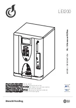 BIANCHI VENDING LEI200 E4S MC PD A/R AUTO Use And Maintenance Manual preview