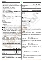 Preview for 12 page of Bianchi CS/1423H3S Use And Maintenance Manual