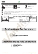 Preview for 14 page of Bianchi Lei500 L B-touch Use And Maintenance Manual