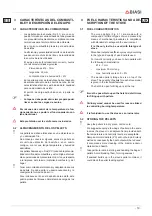 Preview for 19 page of Biasi Francesca 12 Instructions For Use And Maintenance Manual