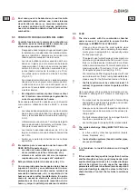 Preview for 27 page of Biasi Francesca 12 Instructions For Use And Maintenance Manual