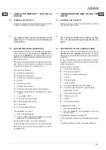 Preview for 35 page of Biasi Francesca 12 Instructions For Use And Maintenance Manual