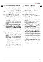 Preview for 37 page of Biasi Francesca 12 Instructions For Use And Maintenance Manual