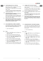 Preview for 41 page of Biasi Francesca 12 Instructions For Use And Maintenance Manual