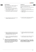 Preview for 51 page of Biasi Francesca 12 Instructions For Use And Maintenance Manual