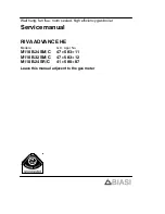 Biasi RIVA ADVANCE HE M110B.24SM/C Service Manual preview
