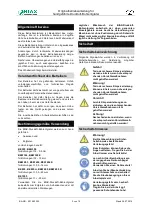 Preview for 3 page of BIAX BE 1005 Translation Of The Original Operating Manual