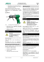 Preview for 6 page of BIAX BP 0,5-10 Translation Of The Original Operating Manual