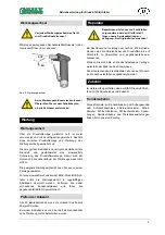 Preview for 5 page of BIAX FR 3-8 Operating Manual