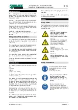 Preview for 3 page of BIAX HB 12 S Translation Of The Operating Instructions