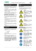 Preview for 7 page of BIAX HB 1527 Manual