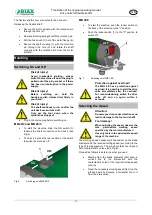 Preview for 18 page of BIAX MB 20/2 Translation Of The Original Operating Manual