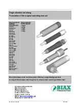 BIAX R 2732 Translation Of The Original Operating Manual preview