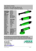 Preview for 1 page of BIAX SARD/H 820 Operating Manual