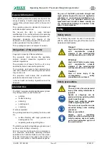 Preview for 14 page of BIAX SARD/H 820 Operating Manual