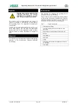 Предварительный просмотр 21 страницы BIAX SARD/H 820 Operating Manual