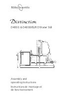 Предварительный просмотр 1 страницы Bibby Sterilin Distinction D4000 Assembly And Operating Instructions Manual