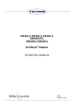 Bibby Sterilin Dri-Block DB100/2 Operator'S Manual предпросмотр