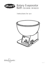 Bibby Sterilin Stuart RE300DB Instructions For Use Manual предпросмотр