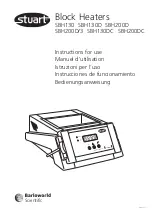 Bibby Sterilin Stuart SBH130 Instructions For Use Manual предпросмотр