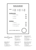 Предварительный просмотр 8 страницы Bibby Sterilin Stuart SWB1 Instructions For Use Manual