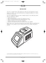 Preview for 4 page of Bibby Sterilin Techne TC-512 Operator'S Manual