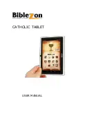 Biblezon CATHOLIC TABLET User Manual предпросмотр