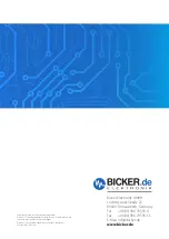 Предварительный просмотр 22 страницы Bicker Elektronik DC2412-UPS User Manual