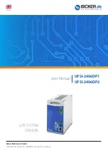 Bicker Elektronik UPSI-2406DP1 User Manual preview