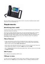 Предварительный просмотр 2 страницы Bicom Systems Grandstream GXP-2160 User Manual