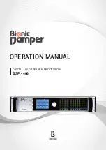 Предварительный просмотр 1 страницы BiCom Bionic Damper BSP-408 Operation Manual