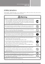 Предварительный просмотр 3 страницы BiCom Bionic Damper BSP-408 Operation Manual