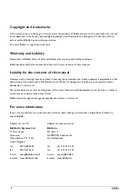 Preview for 2 page of Biddle CA M-150-W-F User'S And Installer'S Manual