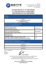 Preview for 47 page of Bieffe JOLLY BF091 Use And Maintenance Manual