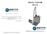 Bieffe MAXI VAPOR PLUS Manual предпросмотр