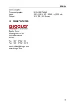 Preview for 19 page of Biegler ESH 04 Operating Instructions Manual