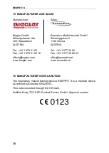 Preview for 30 page of Biegler RESPIFIT S Instructions Manual