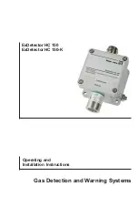 Bieler+Lang ExDetector HC 150 Operating And Installation Instructions preview