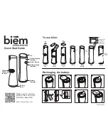 Preview for 1 page of Biem Butter Sprayer Quick Start Manual