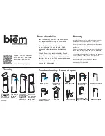 Preview for 2 page of Biem Butter Sprayer Quick Start Manual