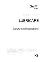 Bien Air Lubricare HIM-1 Operation Instructions Manual предпросмотр