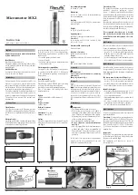 Bien Air Micromotor MX2 Instruction preview