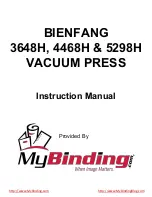 Preview for 1 page of Bienfang Vacuum Press 3648H Owner'S Manual