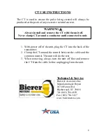 Preview for 8 page of Bierer DCI-50-CT Operating Instructions Manual