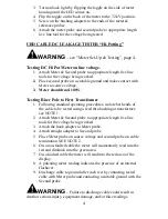 Preview for 5 page of Bierer HP72 Operating Instructions Manual