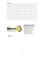 Preview for 7 page of Bierer HP72 Operating Instructions Manual